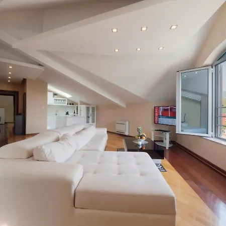 Rooftop Family Apartment Budva With City View-3