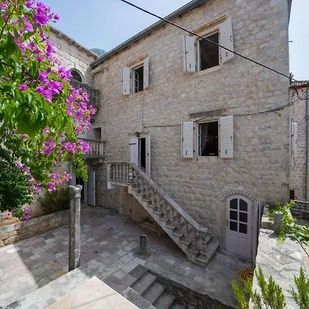 Villa Burovic Historic Beachfront Stone House Perast-3