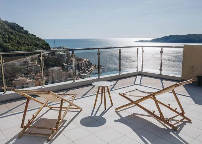 3 Bedrooms Penthouse With Roof Terrace Rafailovici By Cmm Budva