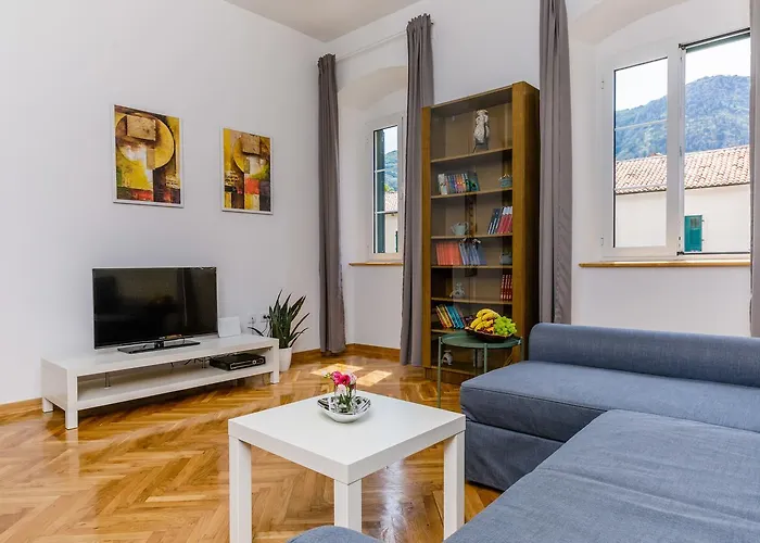 Old Town Clock Tower Apartment Cattaro che accetta animali